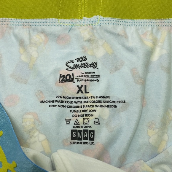 SWAG "The Simpsons" Christmas Themed Boxer Brief-New with Tags - Picture 4 of 7